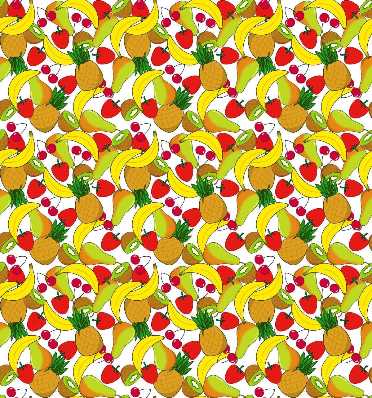 Fruit Design Fabric - Fruit Burst
