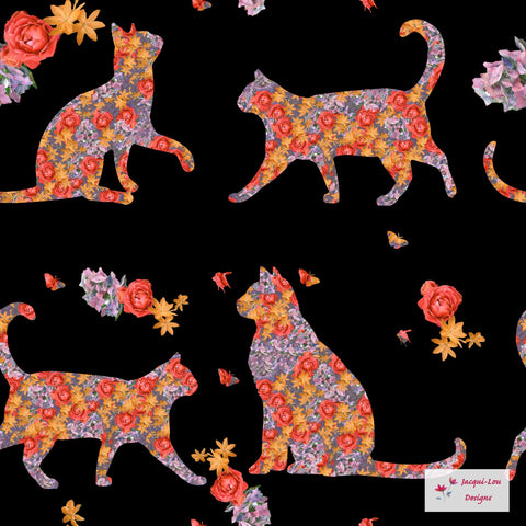 Animal Design - JE Patchwork Cats by Jacqui Lou Designs